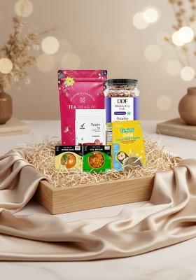 Traditional Indian Vestige Beverages Snacks Assorted Gift Hamper