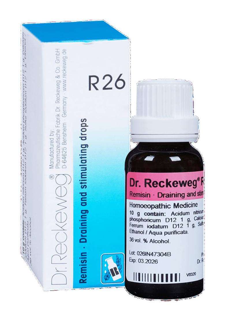 Dr. Reckeweg R26 Draining and Stimulating Drop - Indya