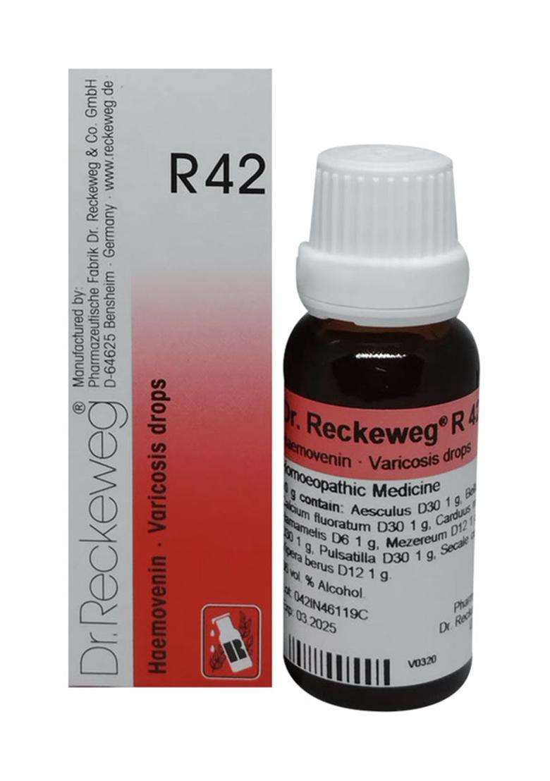 Dr. Reckeweg R42 Varicosis Drop - Indya