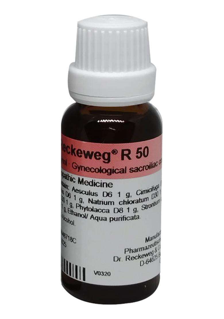 Dr. Reckeweg R50 Gynecological Sacroiliac Complaints Drop - Indya