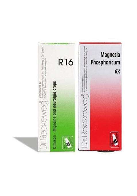 Dr. Reckeweg Migraine Care Combo (R16 + Magnesia Phosphoricum Biochemic Tablet)