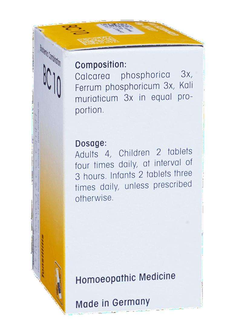 Dr. Reckeweg Bio-Combination 10 (BC 10) Tablet - Indya