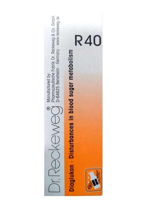 Dr. Reckeweg R40 Diabetes Drop Homeopathic Medicine