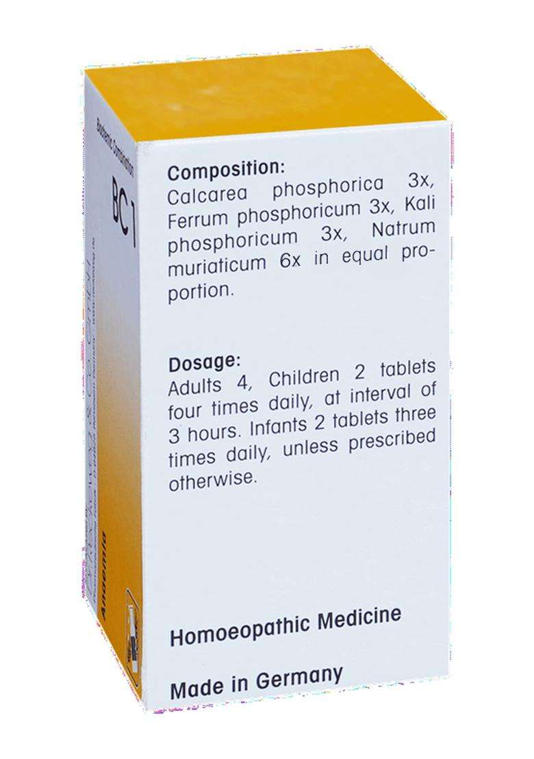 Dr. Reckeweg Bio-Combination 1 (BC 1) Tablet - Indya
