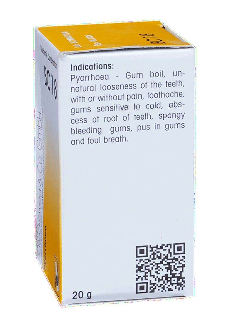 Dr. Reckeweg Bio-Combination 18 (BC 18) Tablet - Indya