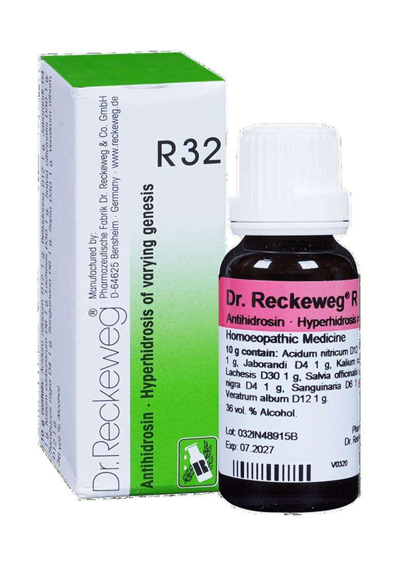 Dr. Reckeweg R32 Excessive Perspiration Drop - Indya