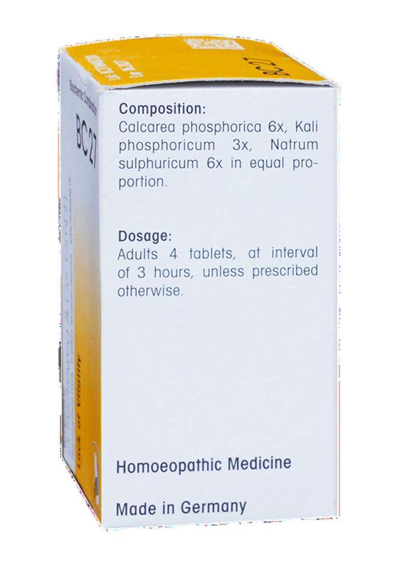 Dr. Reckeweg Bio-Combination 27 (BC 27) Tablet - Indya
