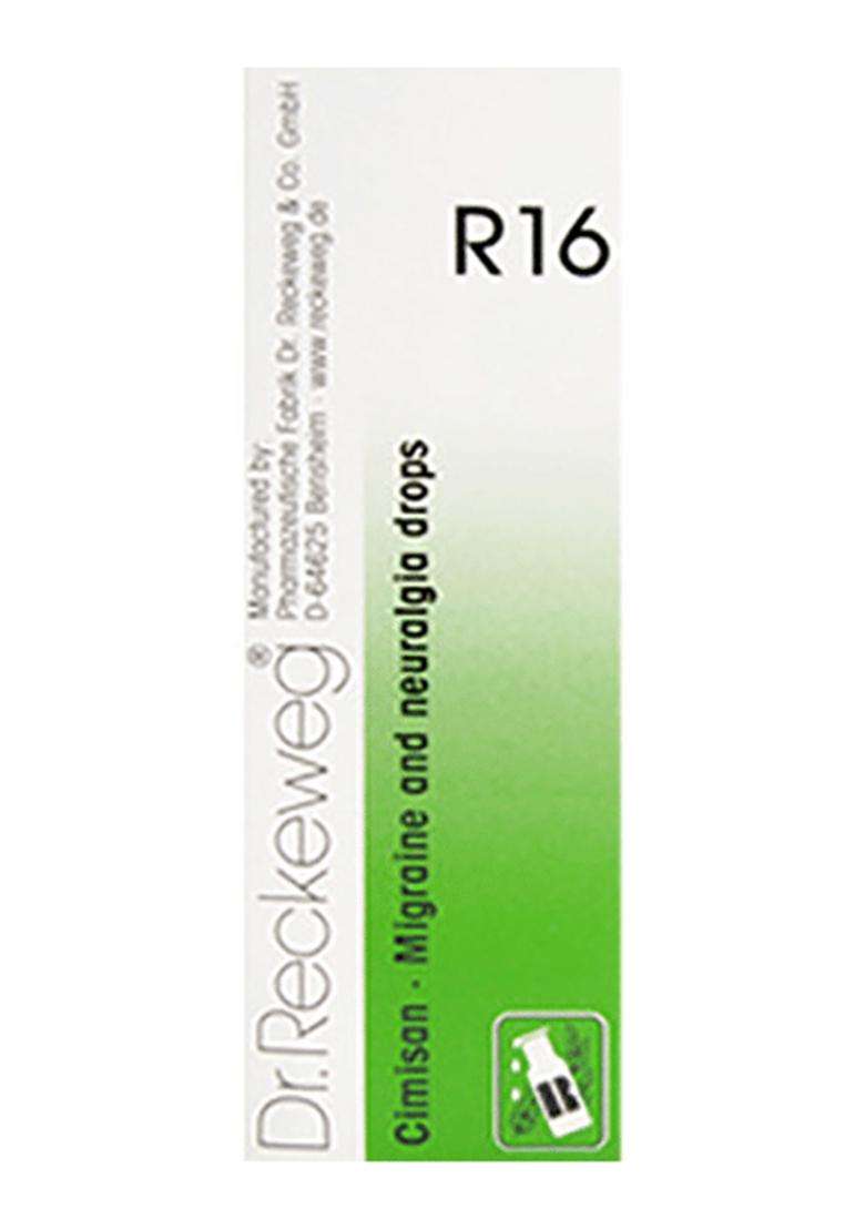 Dr. Reckeweg Migraine Care Combo Pack of R16 Migraine and Neuralgia Drop 22ml & Magnesia Phosphoricum 20gm Biochemic Tablet - Indya
