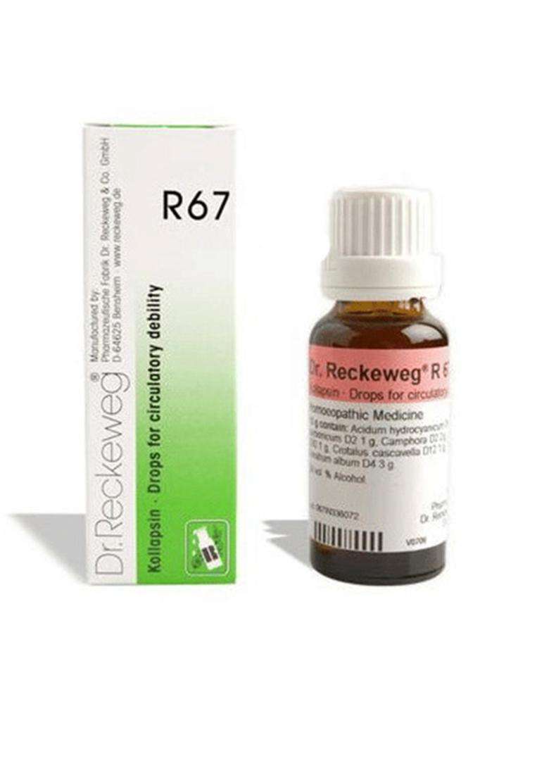 Dr. Reckeweg R67 Circulatory Debility Drop - Indya