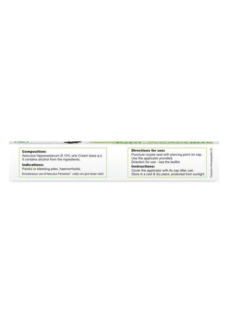 Dr Willmar Schwabe India Topi Aesculus Cream - Indya