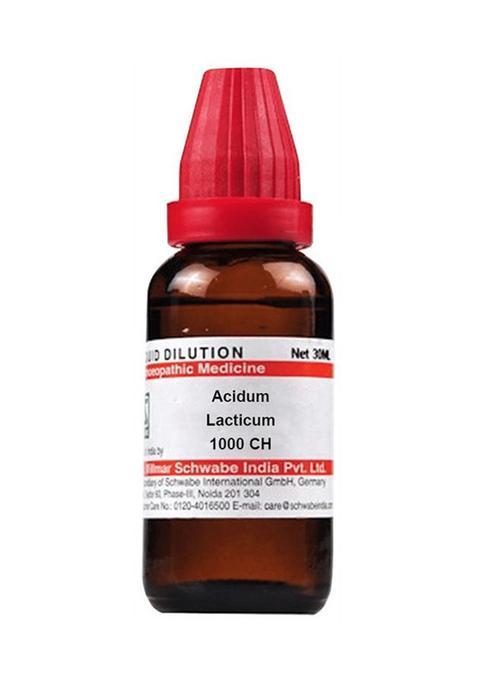 Dr Willmar Schwabe India Acidum Lacticum Dilution 1000 CH