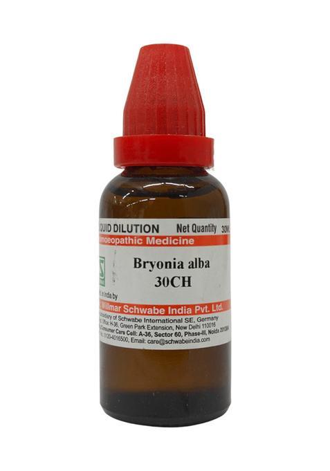 Dr Willmar Schwabe India Bryonia Alba Dilution 30 CH