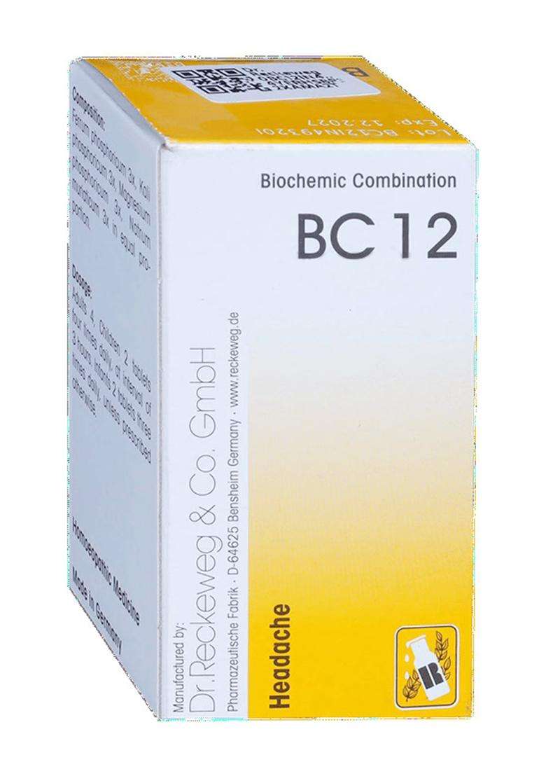 Dr. Reckeweg Bio-Combination 12 (BC 12) Tablet - Indya