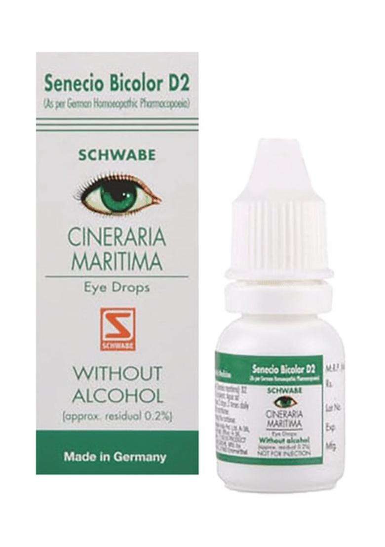 Dr. Reckeweg Physostigma Venenosum Dilution (11ml) & Dr Willmar Schwabe Germany Cineraria Maritima Without Alcohol Eye Drop (10ml) - Indya