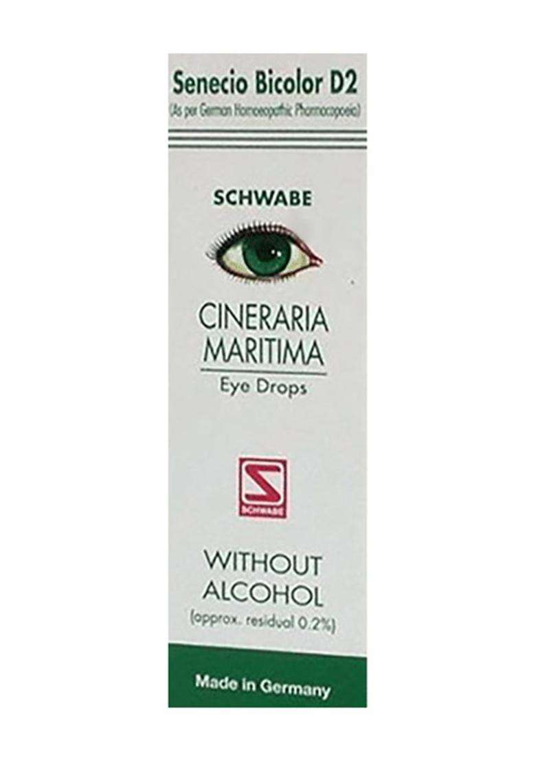 Dr. Reckeweg Physostigma Venenosum Dilution (11ml) & Dr Willmar Schwabe Germany Cineraria Maritima Without Alcohol Eye Drop (10ml) - Indya