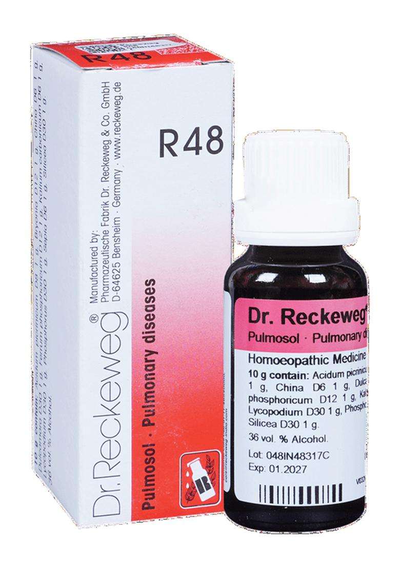 Dr. Reckeweg R48 Pulmonary Diseases Drop - Indya