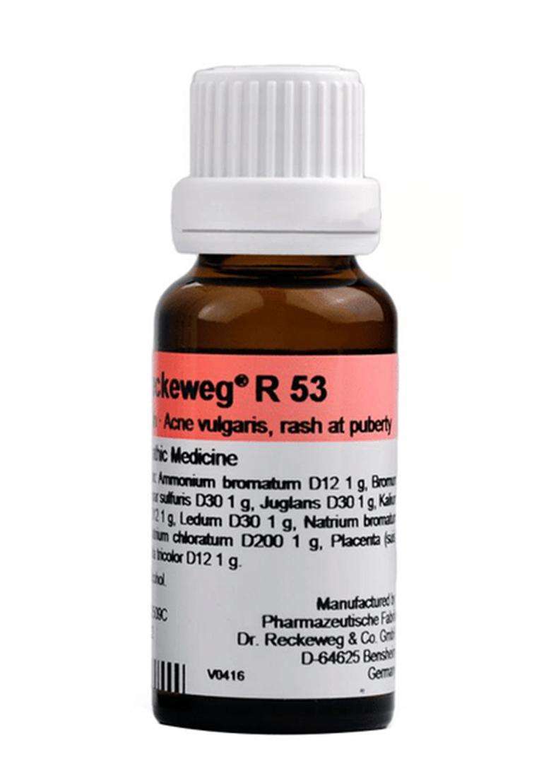 Dr. Reckeweg Pimple Care Combo Pack of Silicea Terra Dilution 11ml & R53 Acne Vulgaris and Pimples Drop 22ml - Indya
