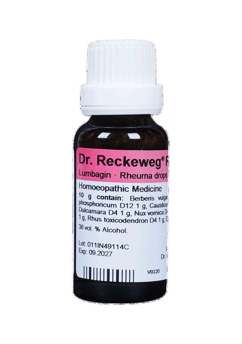 Dr. Reckeweg R11 Rheumatism Drop | For Pain Relief | Effective for Sprains and Strains| Bone, Joint & Muscle Care - Indya