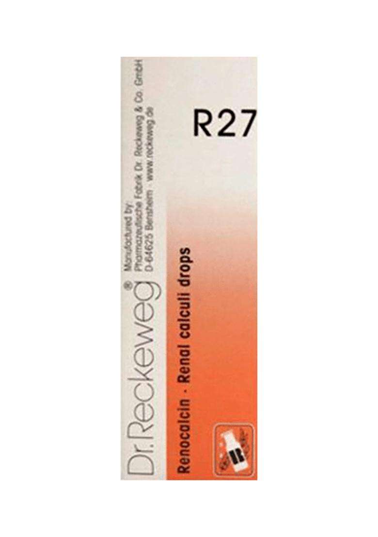 Dr. Reckeweg Berberis Vul Mother Tincture (20ml) & Dr. Reckeweg R27 Renal Calculi Drop (22ml) - Indya