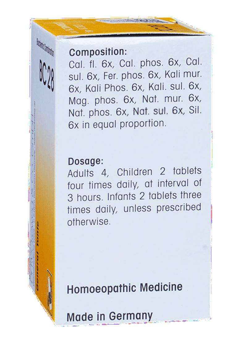Dr. Reckeweg Bio-Combination 28 (BC 28) Tablet - Indya
