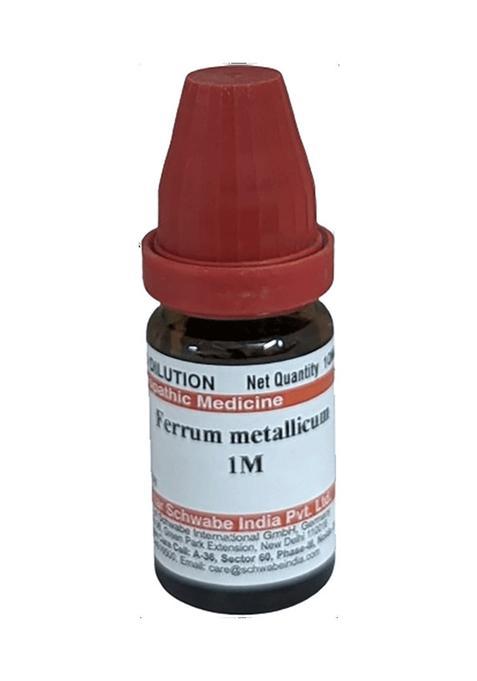 Dr Willmar Schwabe India Ferrum Metallicum Dilution 1M