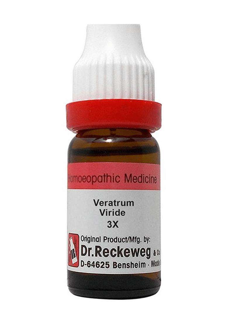 Dr. Reckeweg Veratrum Viride Dilution (11 Ml) - Indya