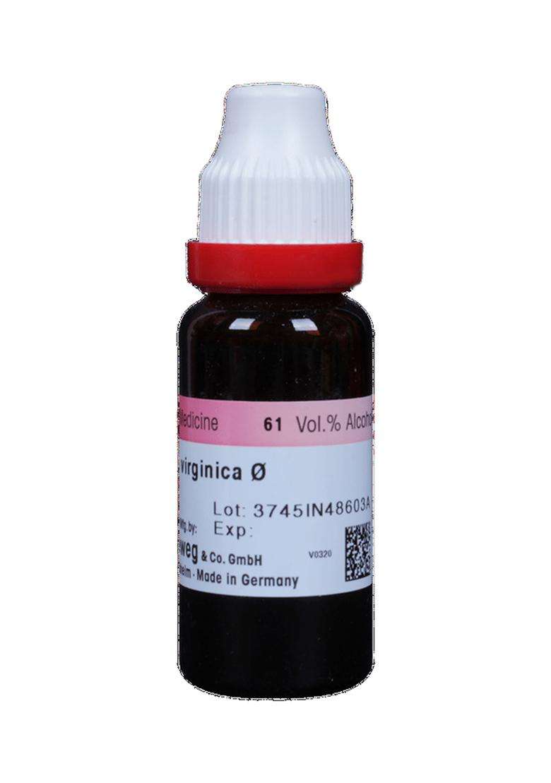 Dr. Reckeweg Hamamelis Virg Mother Tincture (20 Ml) - Indya