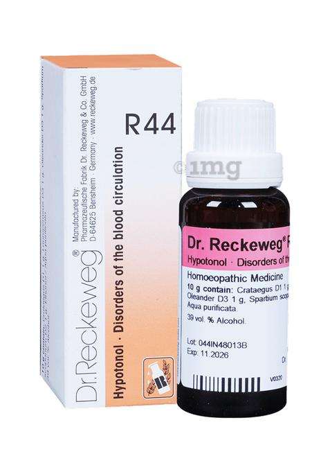 Dr Reckeweg R44 Disorders Of The Blood Circulation Drop