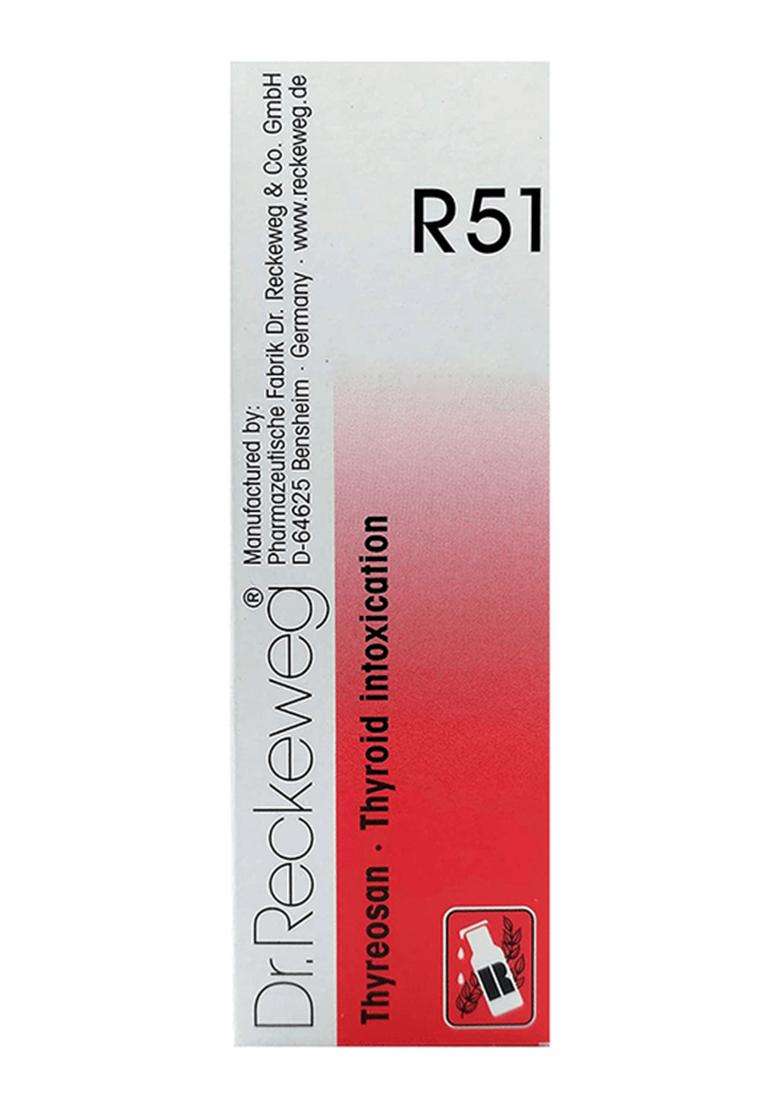Dr Reckeweg R51 Thyroid Intoxication Drop - Indya