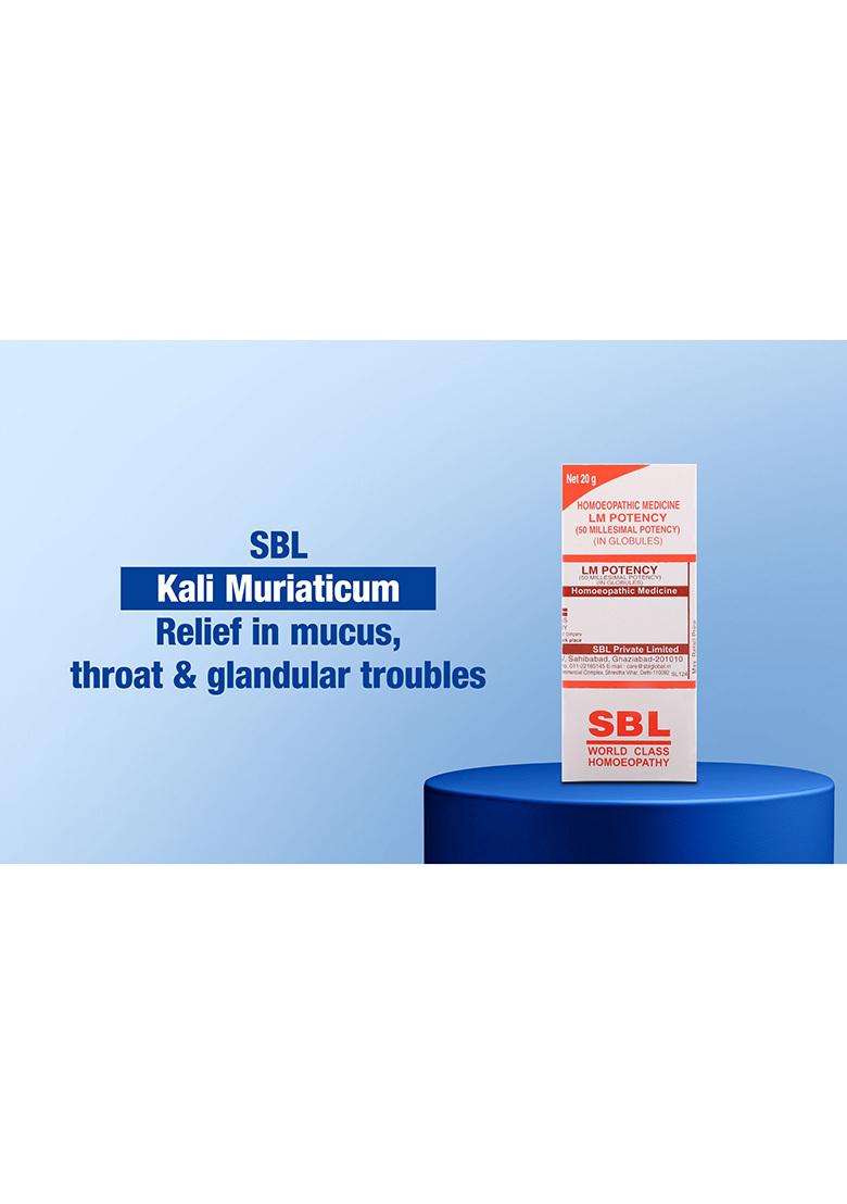 SBL kali muriaticum 1168 (20GM) - Indya