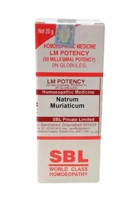 SBL natrum muriaticum 1196 (20GM)