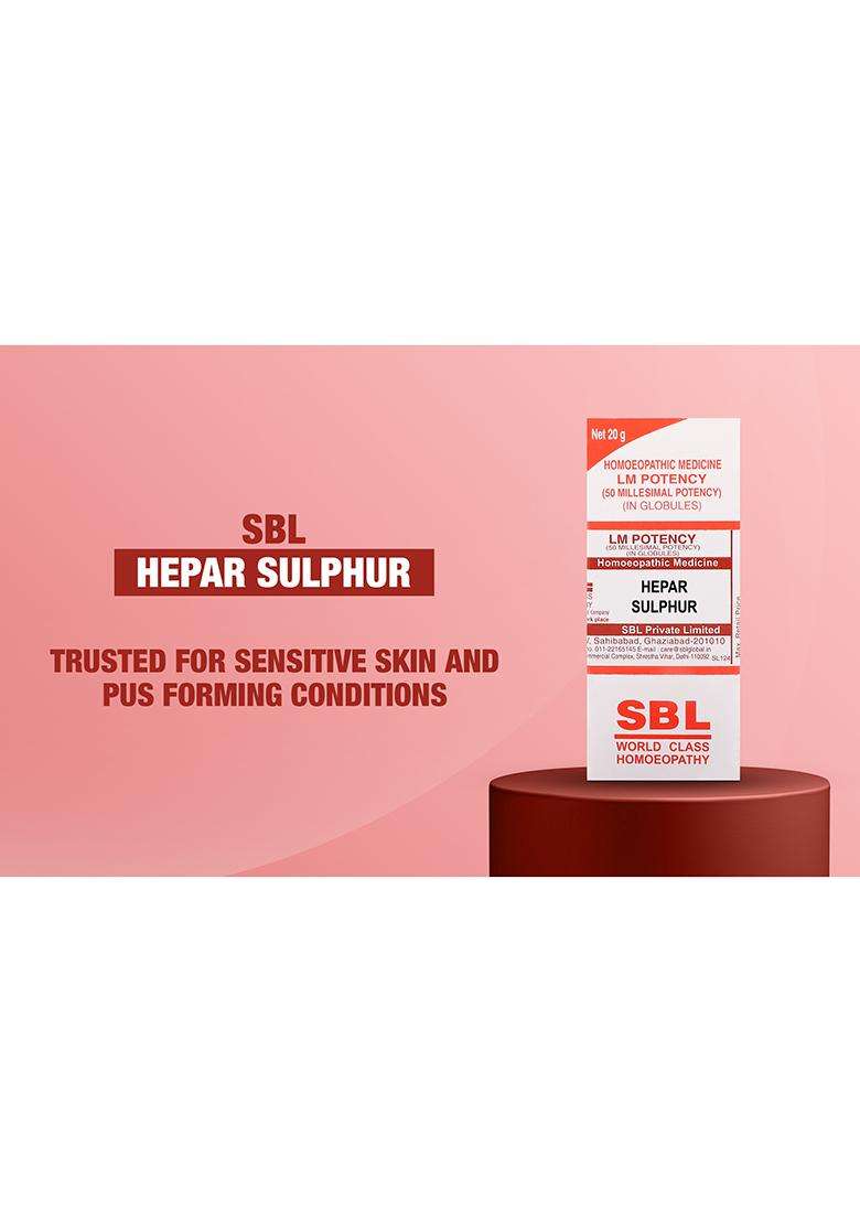 SBL hepar sulphur 1146 (20GM) - Indya