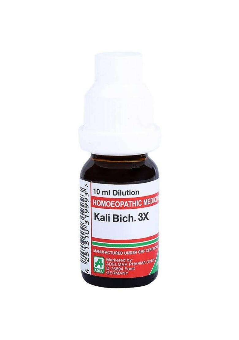Adel Homeopathy Kali Bich. Dilution|Pack Of 3| - Indya