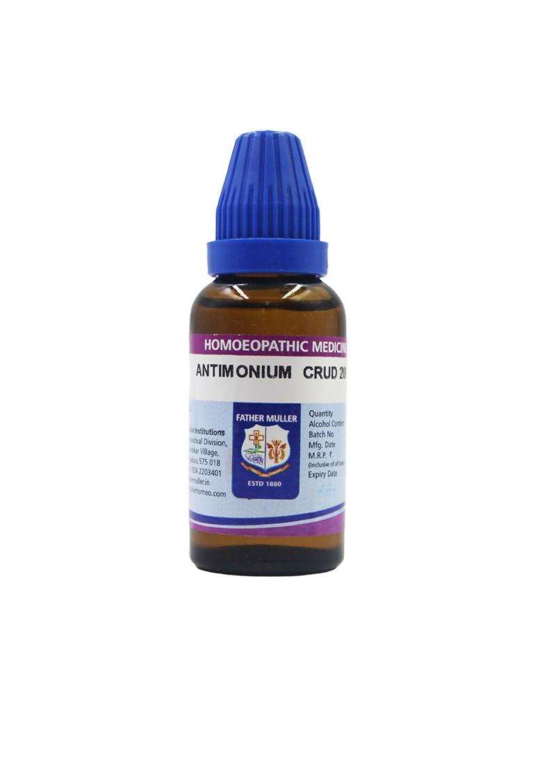 Father Muller Antimonium Crudum Dilution|Pack Of 3| - Indya