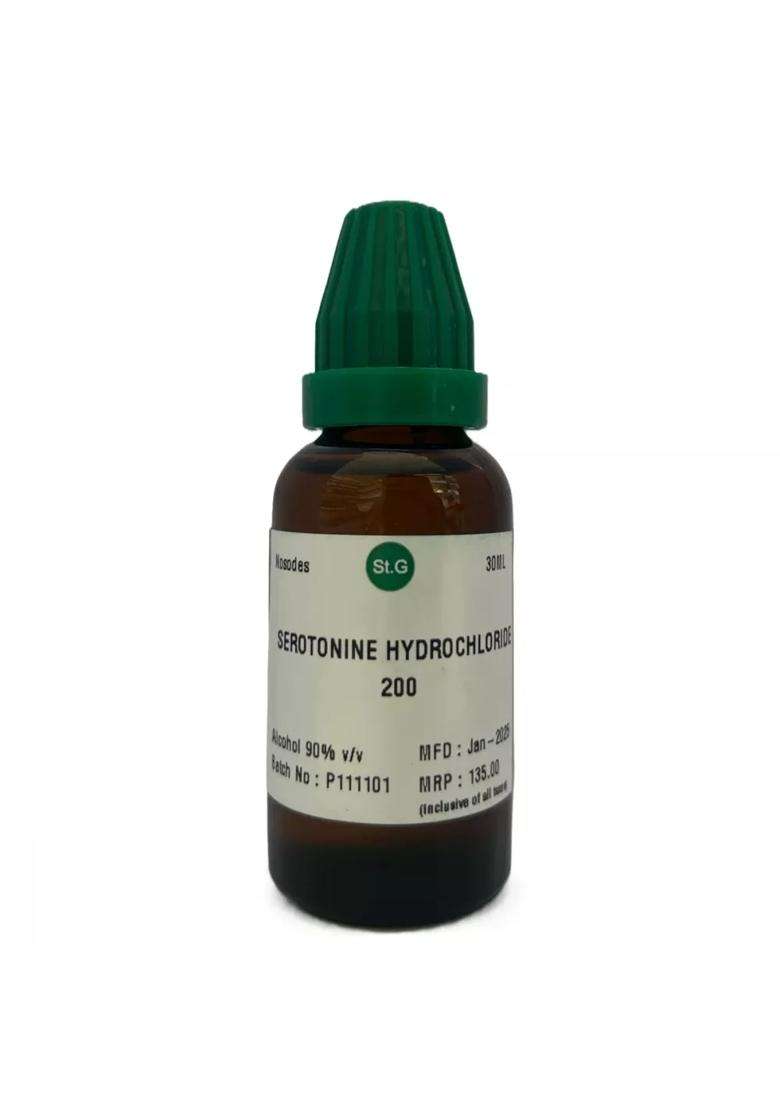 St. Georges Homeopathy Serotonin Hydrochloride Dilution|Pack Of 3| - Indya