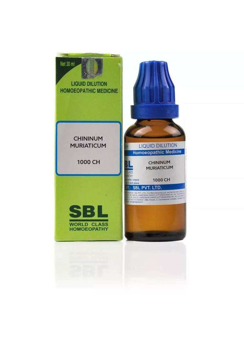 SBL Homeopathy Chininum Muriaticum Dilution|Pack Of 5| - Indya