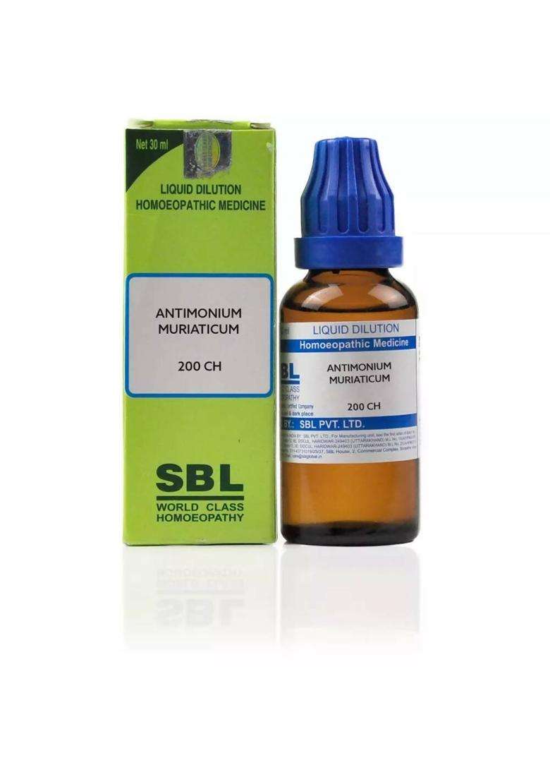 SBL Homeopathy Antimonium Muriaticum Dilution|Pack Of 5| - Indya