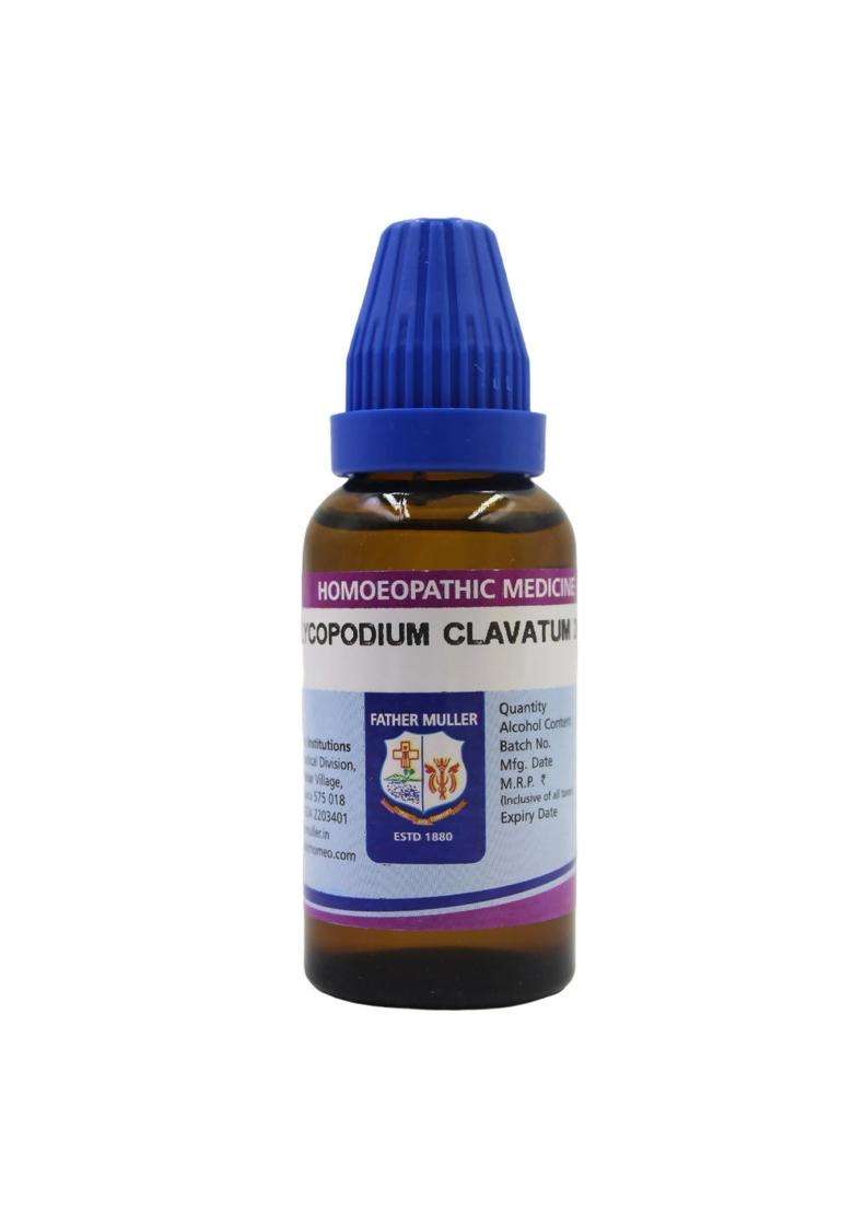 Father Muller Lycopodium Clavatum Dilution|Pack Of 10| - Indya