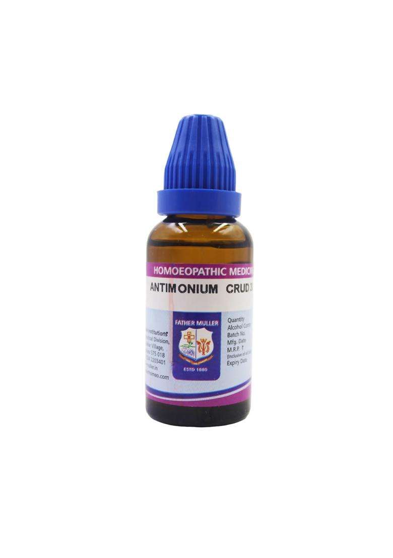 Father Muller Antimonium Crudum Dilution|Pack Of 10| - Indya