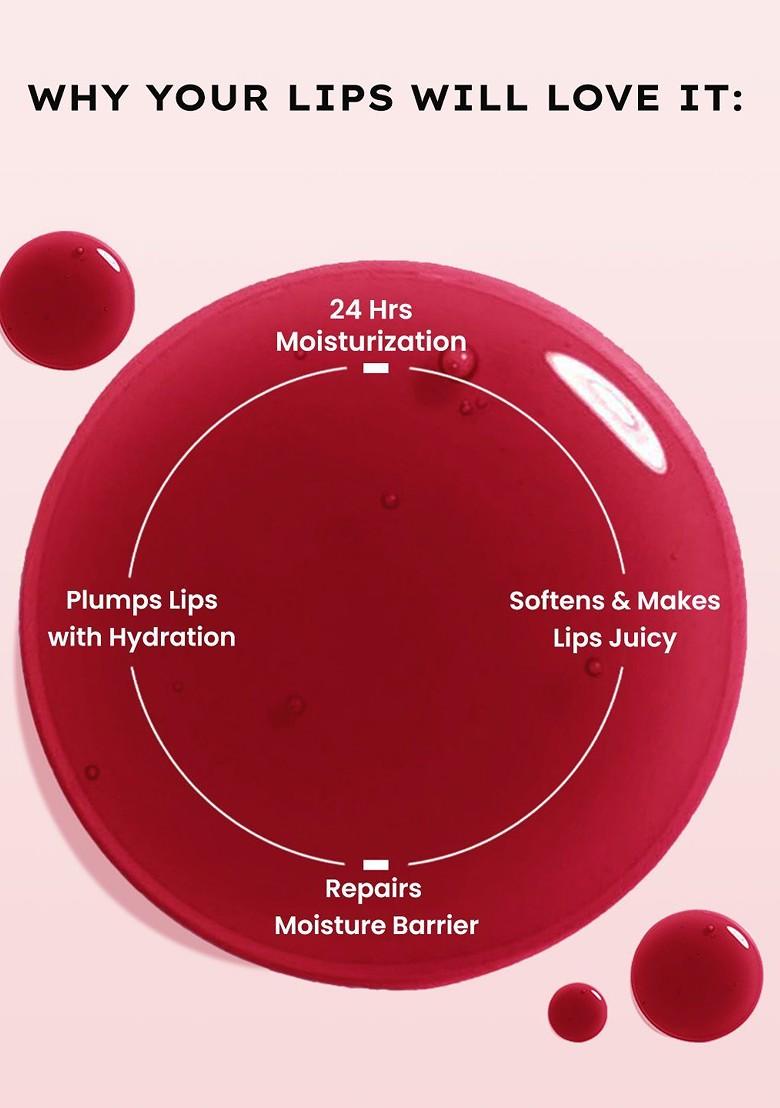 Hyphen Tinted Lip Balm For Brightens Dark Dry Lips 10G Red