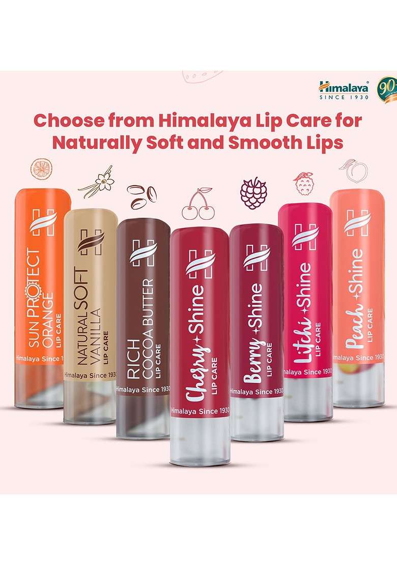 Himalaya Strawberry Shine Lip Care 4 5 G - Indya