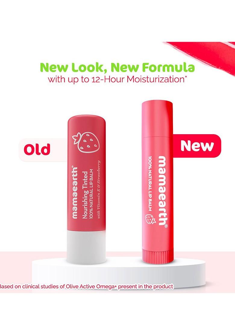 Mamaearth Nourishing Tinted Lip Balm Pink 4 G
