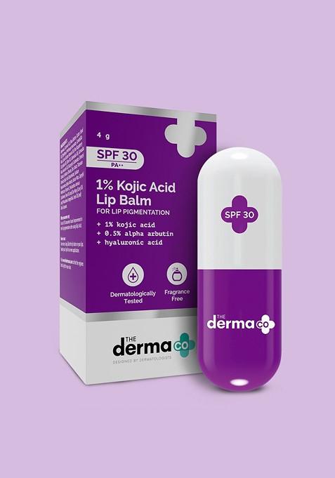 The Derma Co 1 Kojic Acid With Alpha Arbutin Hyaluronic Lip Balm 4G