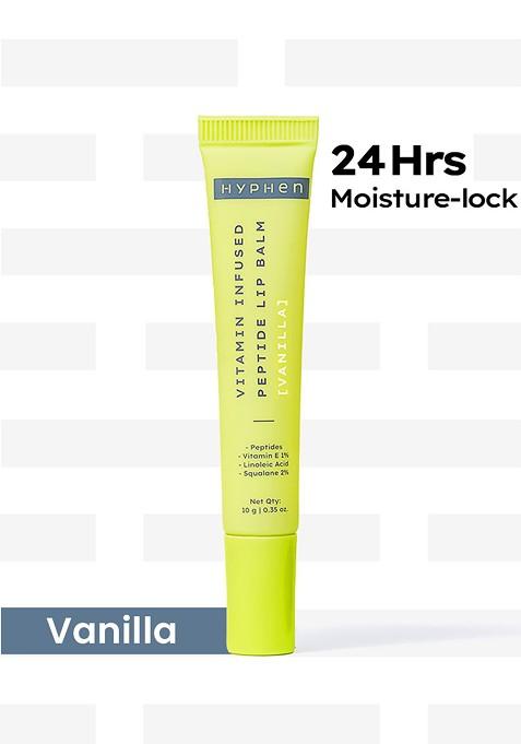 Hyphen Vitamin Infused Peptide Lip Balm For Dry Lips 10G Vanilla