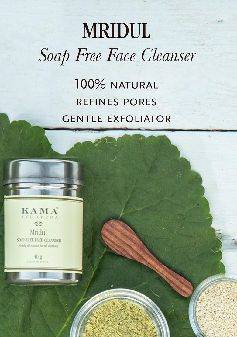 Kama Ayurveda Unisex Mridul Soap Free Face Cleanser 40 G