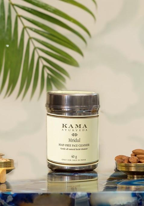 Kama Ayurveda Unisex Mridul Soap Free Face Cleanser 40 G