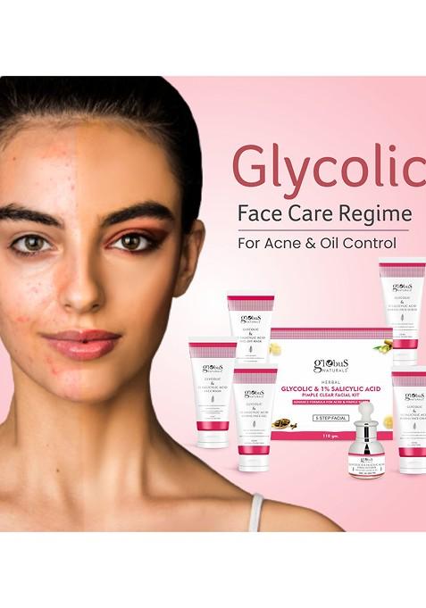 Globus Naturals Naturalsglycolic Salicylic Acid Pimple Clear Face Wash 100 Ml
