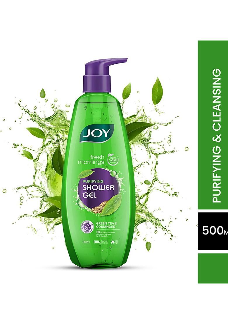 Joy Purifying Green Tea Shower Gel Body Wash For All Skin Types 500Ml