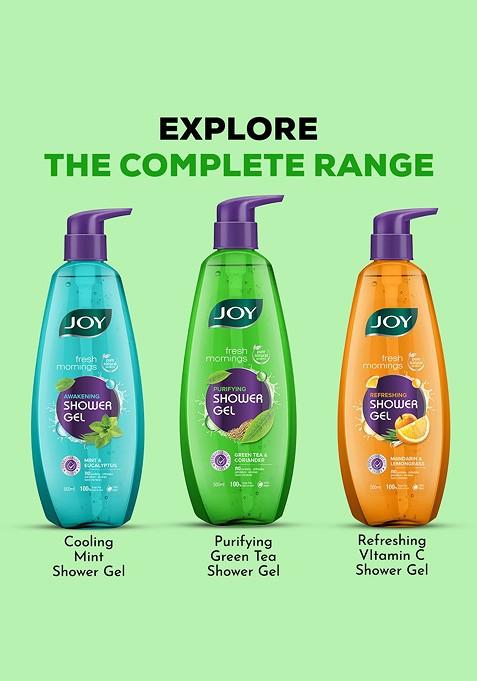 Joy Purifying Green Tea Shower Gel Body Wash For All Skin Types 500Ml