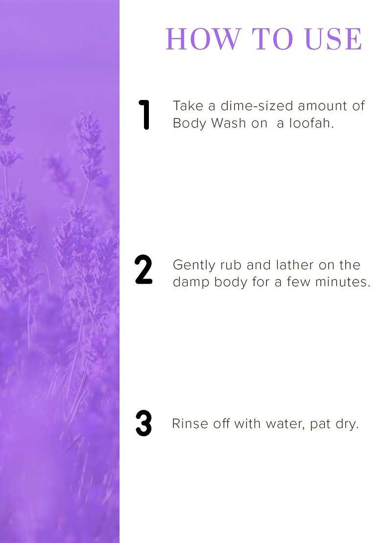 Khadi Natural Lavender Body Wash Sls Free Cleanse 210Ml - Indya